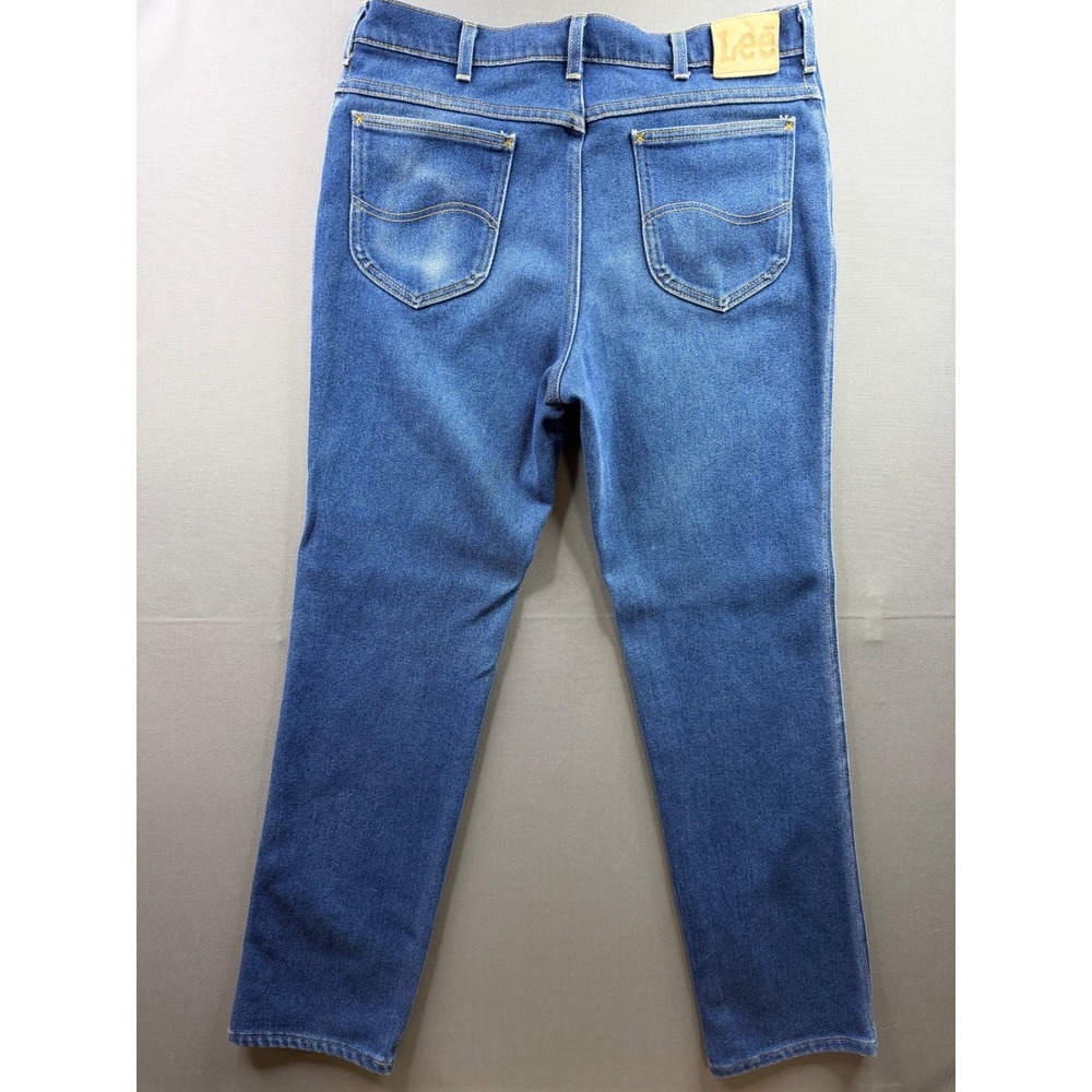 Lee‎ Jeans Mens Blue Straight Leg Denim 34x33
